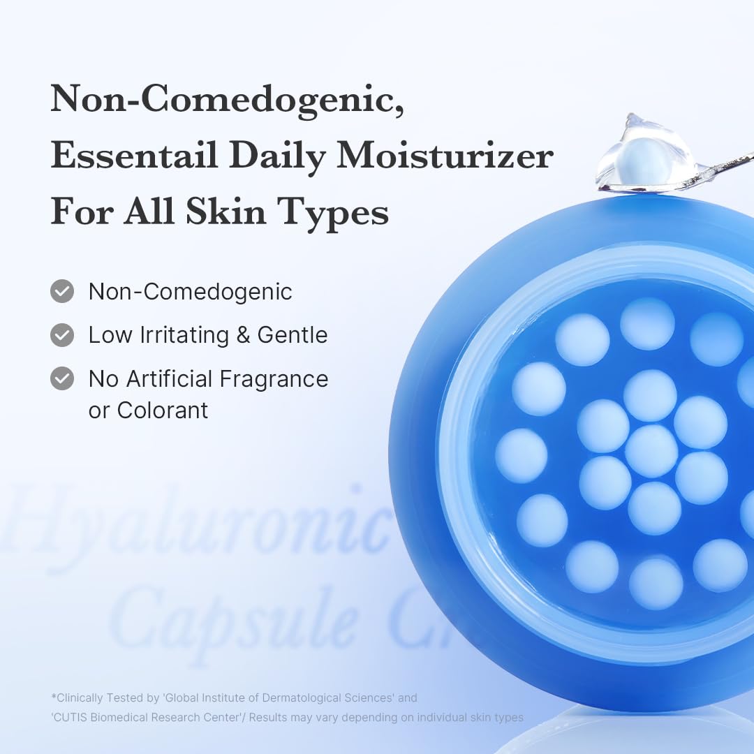 Medicube Hyaluronic Capsule Cream 120H – long lasting hydration skin texture improvement sebaceous filaments pores K-beauty