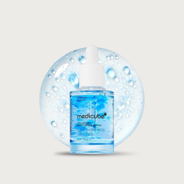 Medicube Hyaluronic Multi Peptide PDRN Serum 30ml – 13 peptides Salmon DNA double-layer shake Korean anti-aging serum