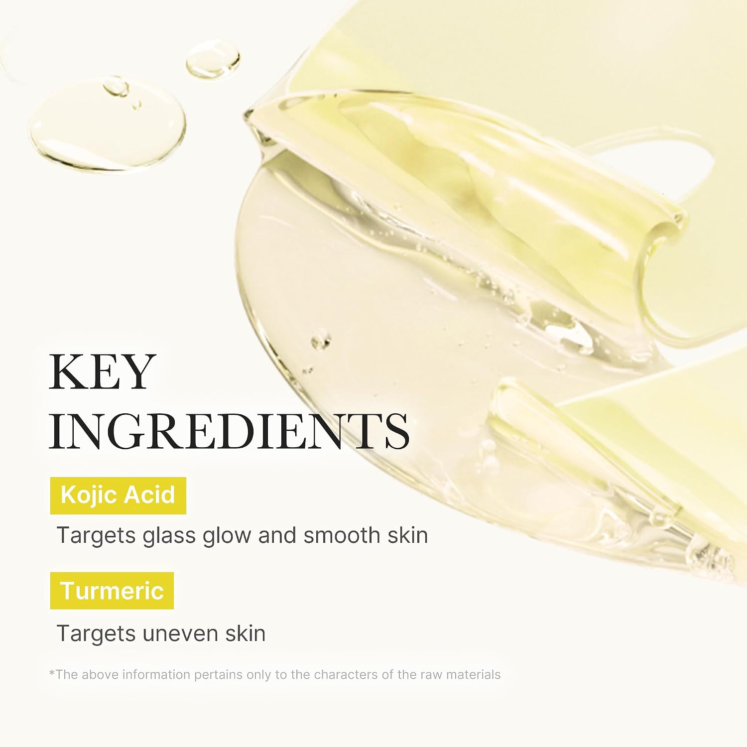Medicube Kojic Turmeric Mask gold color – natural Turmeric tint turns transparent as actives absorb Korean brightening