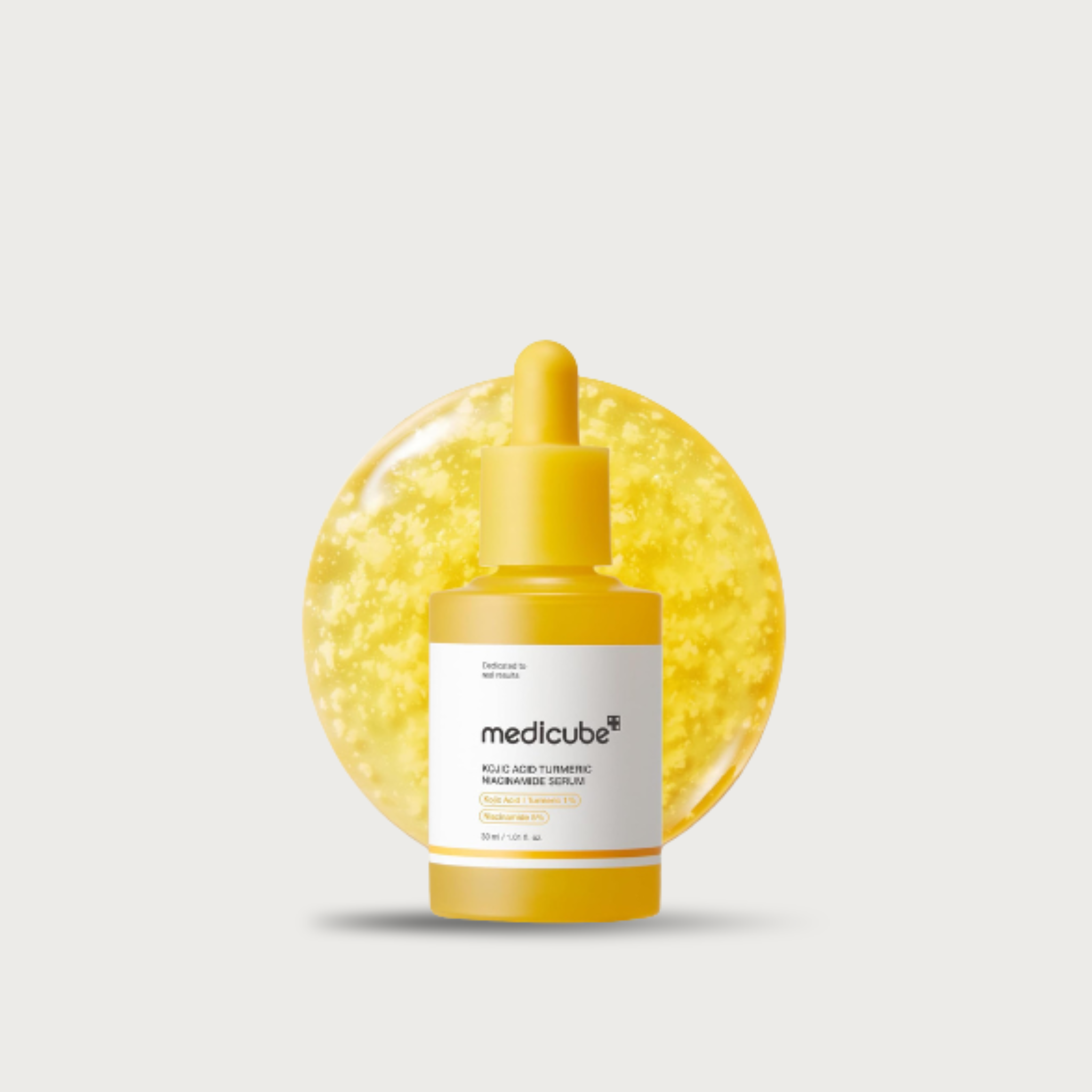 Medicube Kojic Acid Turmeric Niacinamide Serum 30ml – Korean brightening capsule serum dark spots no yellow cast vegan $24