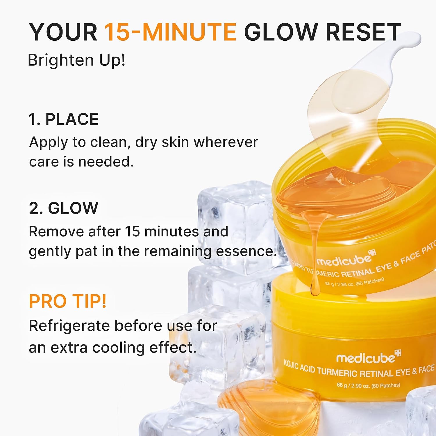 Medicube Kojic Acid Turmeric Retinal Eye & Face Patches