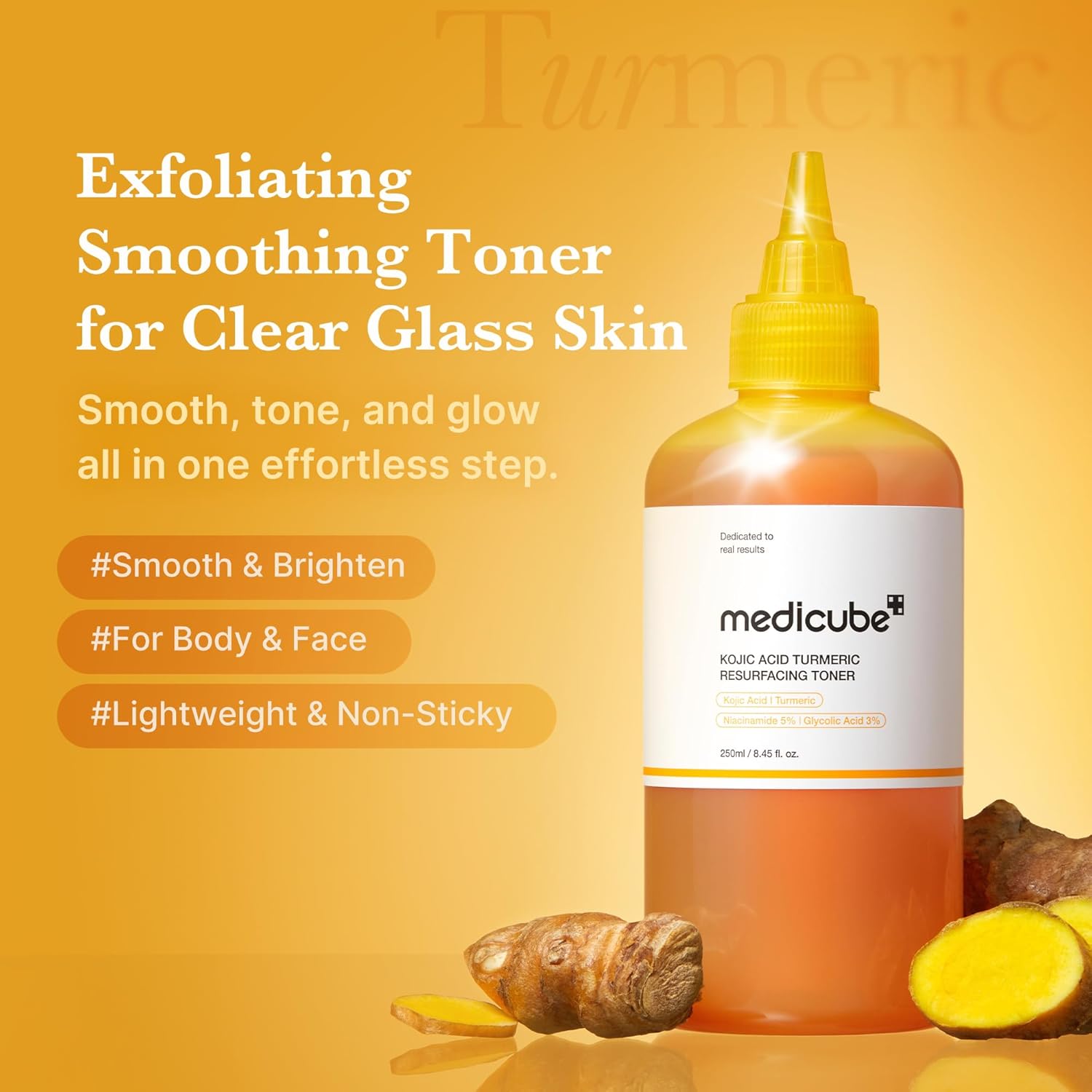 Medicube Kojic Acid Turmeric Smoothing Toner - Olive Kollection
