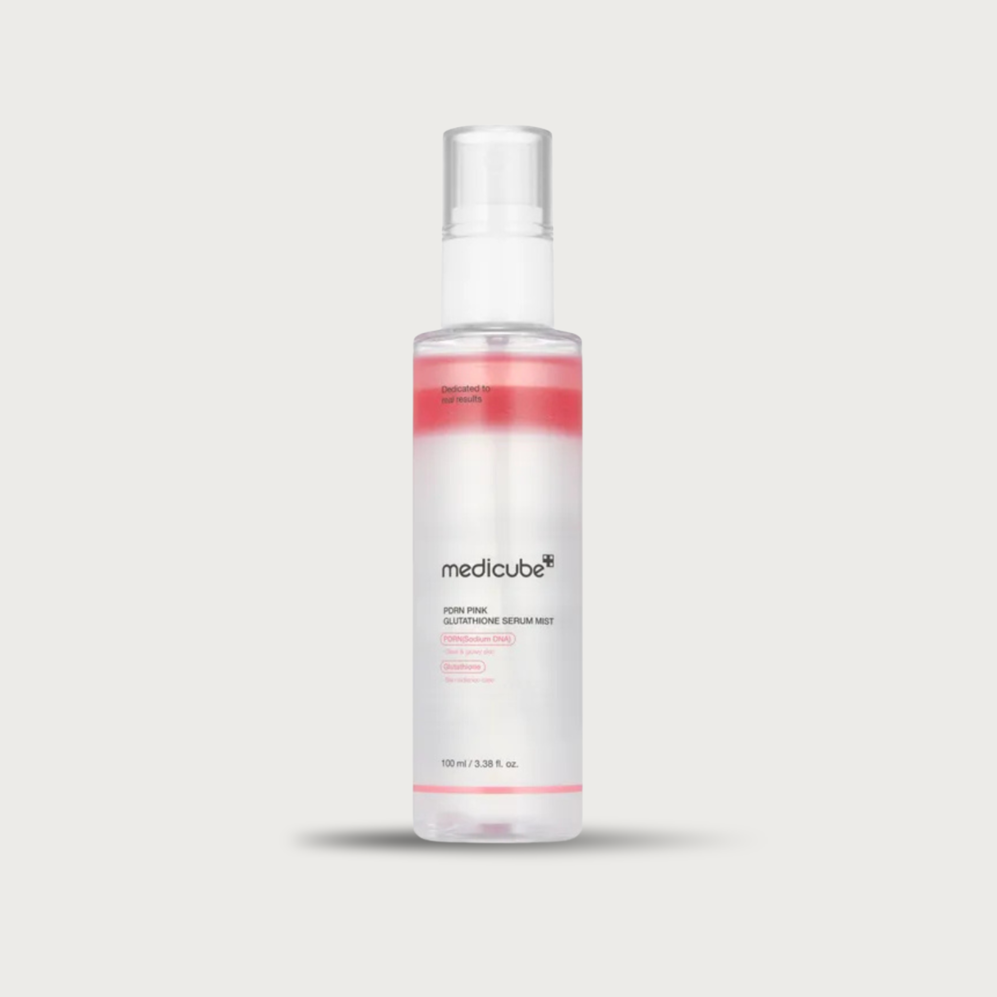 Medicube PDRN Pink Glutathione Serum Mist 100ml – Korean PDRN mist glutathione 50ppm niacinamide 7 peptides has fragrance $23