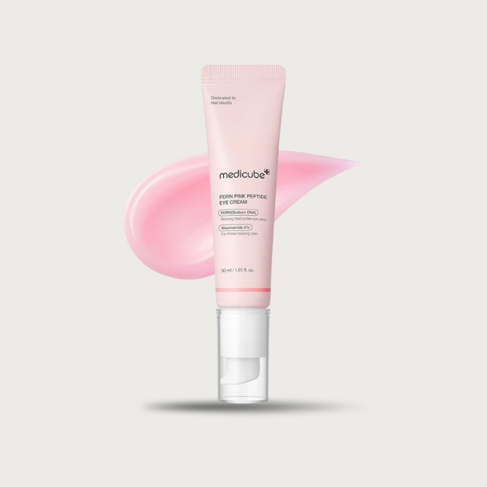 Medicube PDRN Pink Peptide Eye Cream 30ml – Korean salmon DNA PDRN eye cream Niacinamide 5% Retinol fragrance-free PM only 2 reviews $19.50