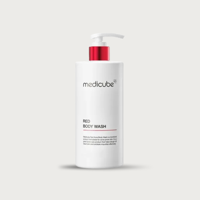 Medicube Red Acne Body Wash 400g – Korean body wash for body acne back acne salicylic acid lactic acid niacinamide pH 5.5–6.5 $price