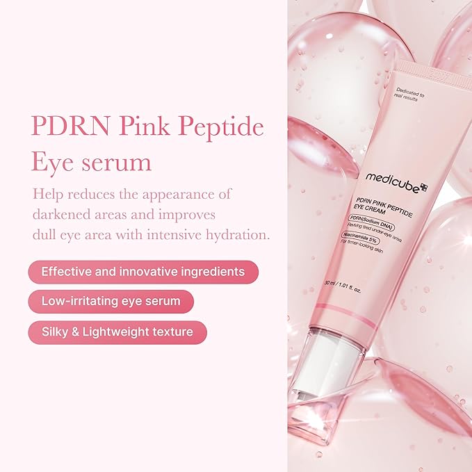 Medicube Salmon DNA PDRN Pink Peptide Eye Serum - Olive Kollection