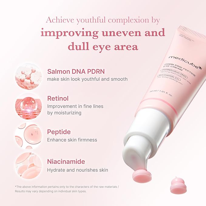Medicube Salmon DNA PDRN Pink Peptide Eye Serum - Olive Kollection