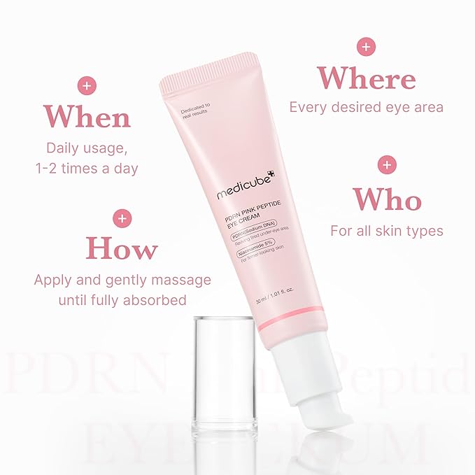 Medicube Salmon DNA PDRN Pink Peptide Eye Serum - Olive Kollection