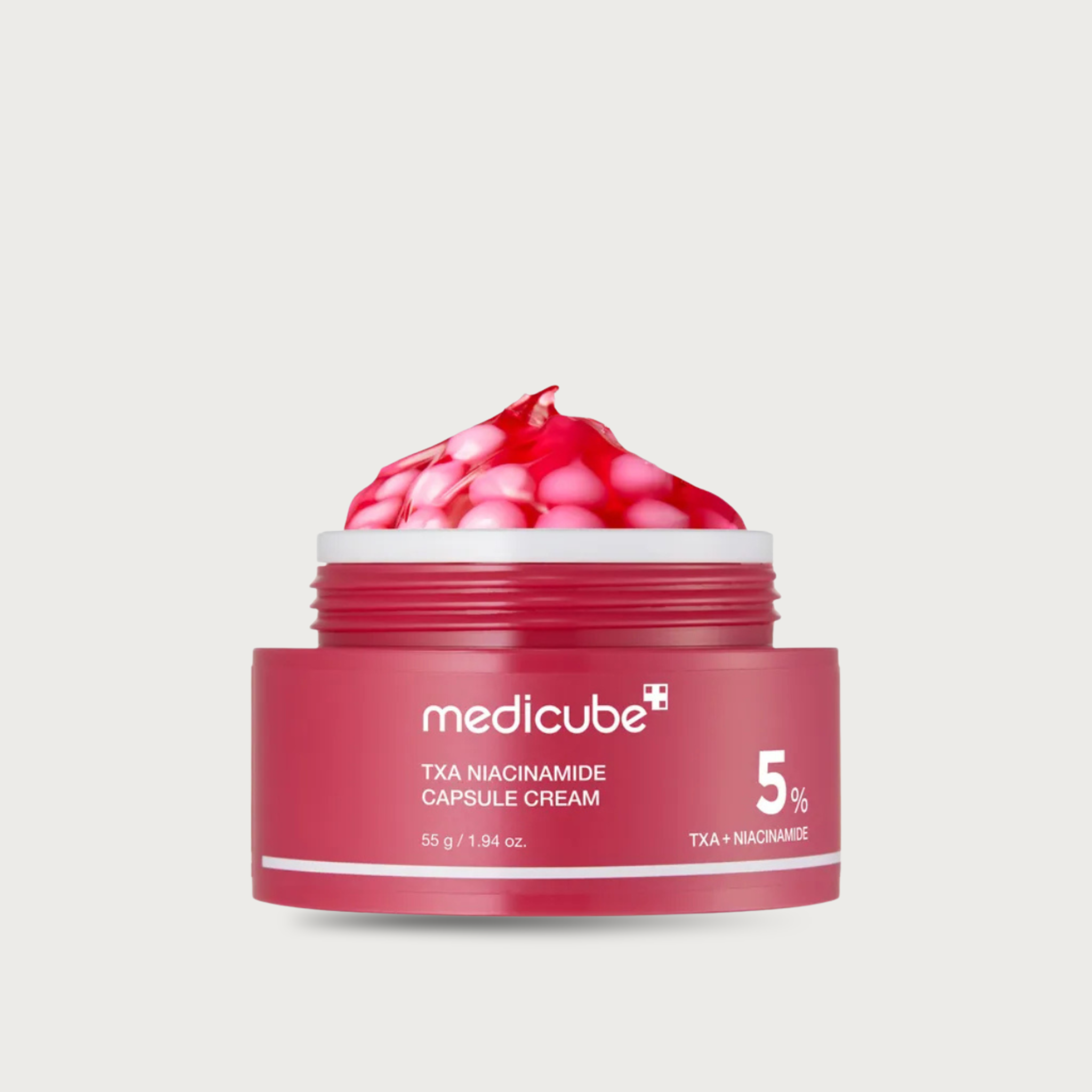 Medicube TXA Niacinamide Capsule Cream 55g – red TXA capsules gel base pop mix brightening Korean skincare