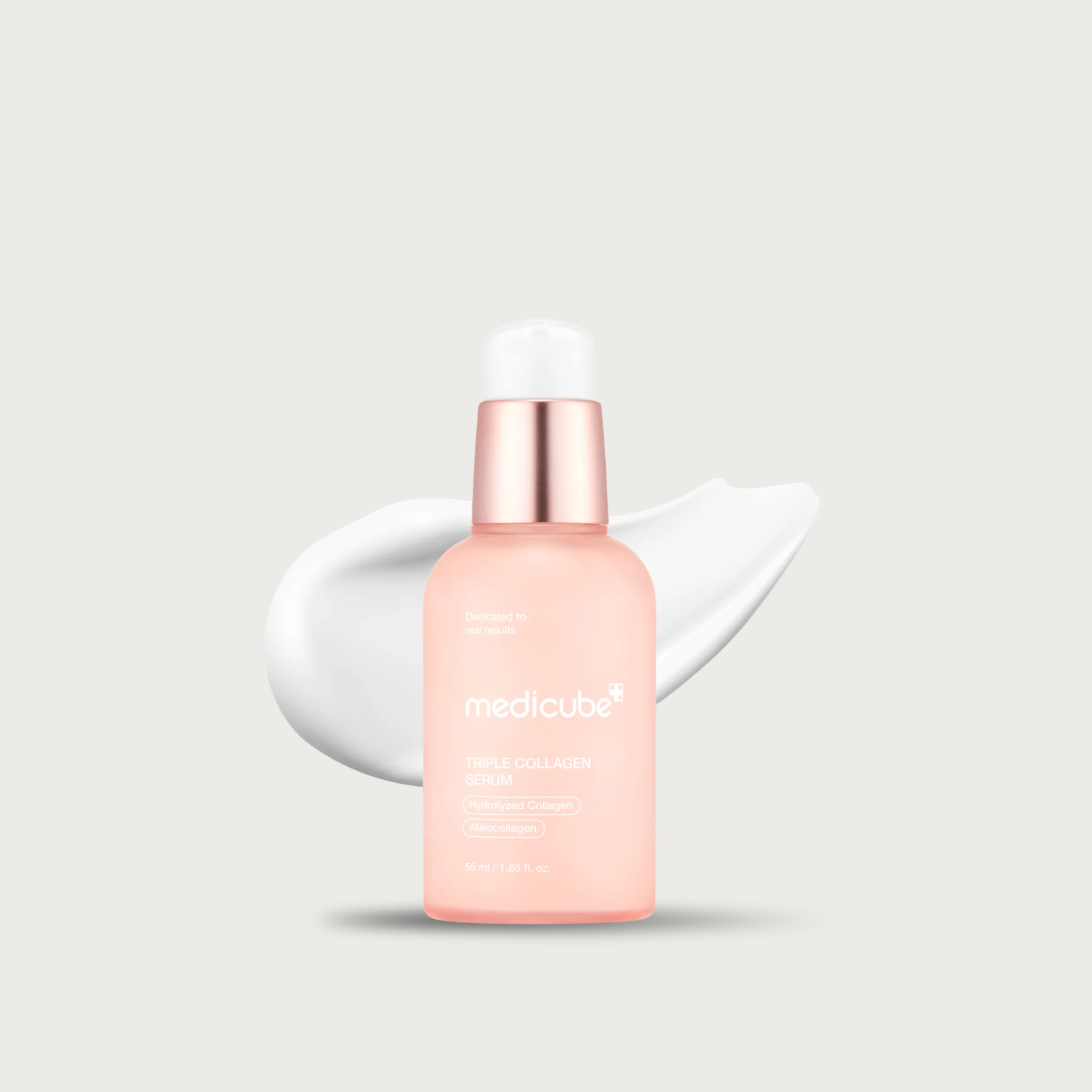 Medicube Triple Collagen Serum 55ml – Korean 3-collagen glass skin serum HA Niacinamide Adenosine Trehalose has fragrance