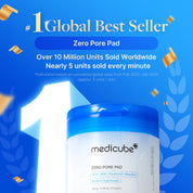 Medicube Zero Pore Pads dual texture – textured side exfoliates smooth side soothes Korean AHA BHA toner pad 100ml
