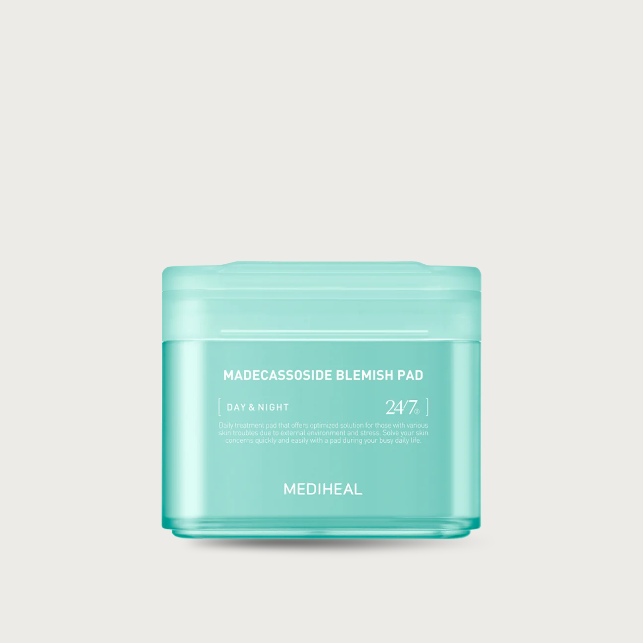 Mediheal Madecassoside Pad ingredients – full TECA madecassoside asiaticoside mango violet leaf saccharomyces lactobacillus