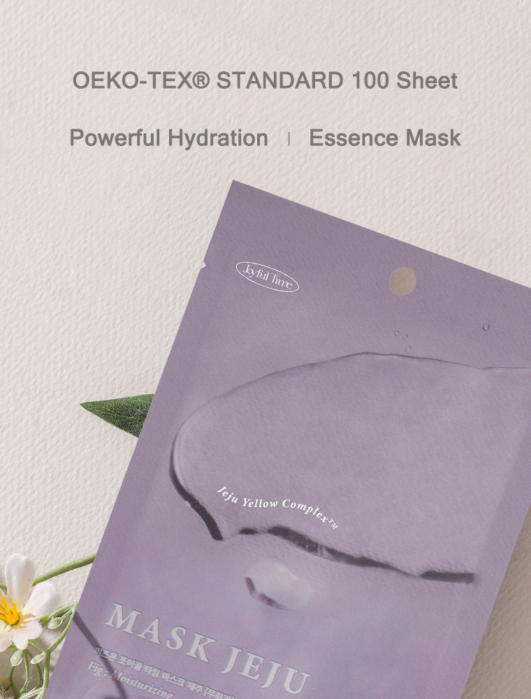 Mizon Joyful Time Mask Jeju Yellow Complex – Tangerine Rape Flower Dandelion Chinese Quince phytochemical antioxidant brighten Jeju Island