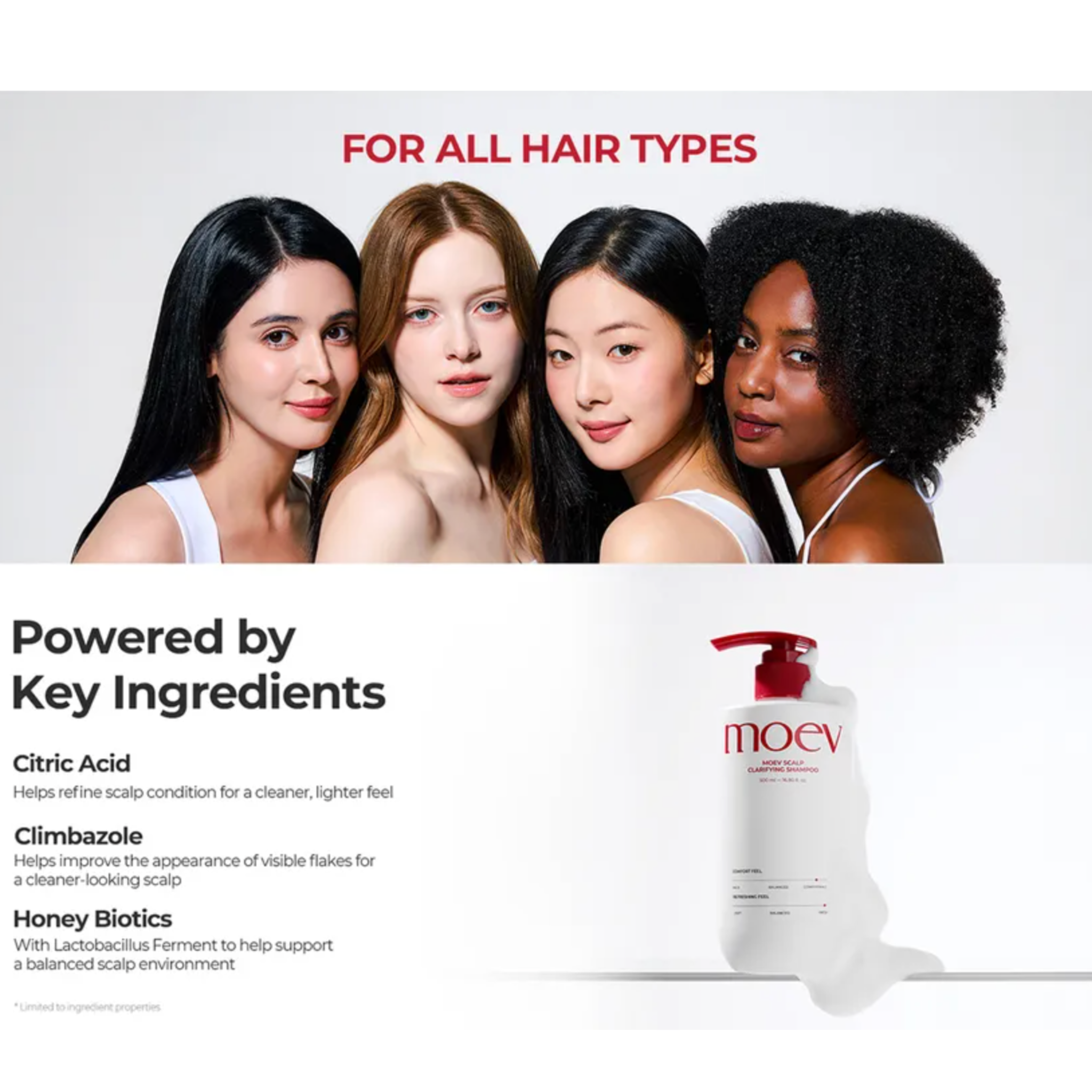 Moev Scalp Clarifying Shampoo honey ferment for scalp microbiome