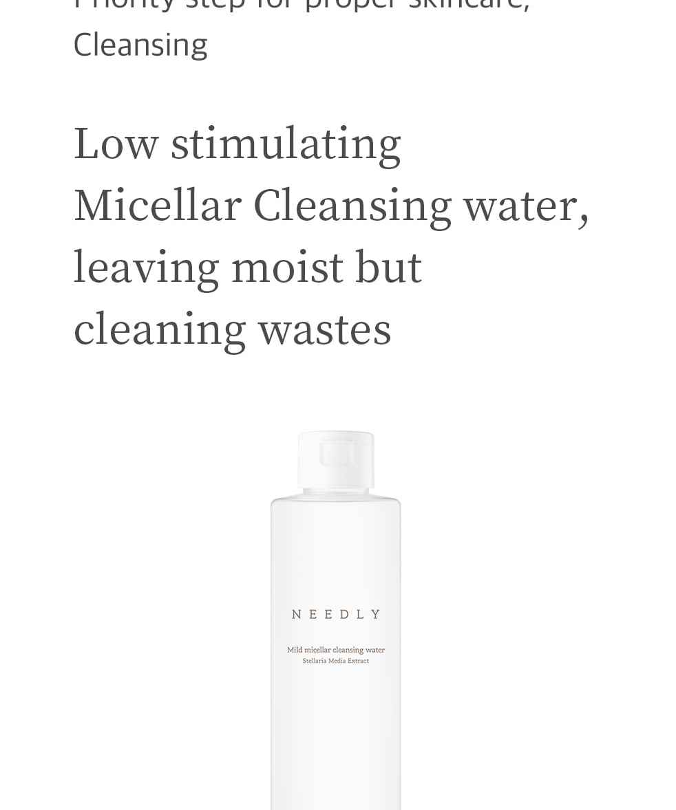 Needly Mild Micellar Cleansing Water - Olive Kollection