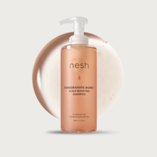 Nesh Pomegranate Biome Scalp Boosting Shampoo 480ml – Korean anti hair loss shampoo 85% less hair fall 4 weeks