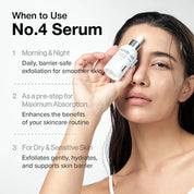 Numbuzin No.4 Ceramide AHA Glazed Skin Prep Serum - Olive Kollection