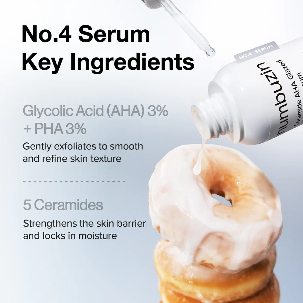 Numbuzin No.4 Ceramide AHA Glazed Skin Prep Serum - Olive Kollection