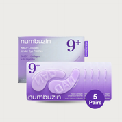 Numbuzin No.9 NAD+ Collagen Under Eye Patches 5 pairs – Korean collagen eye patches NAD+ 50 peptides fish collagen fragrance-free 1 review 5.0 stars $18