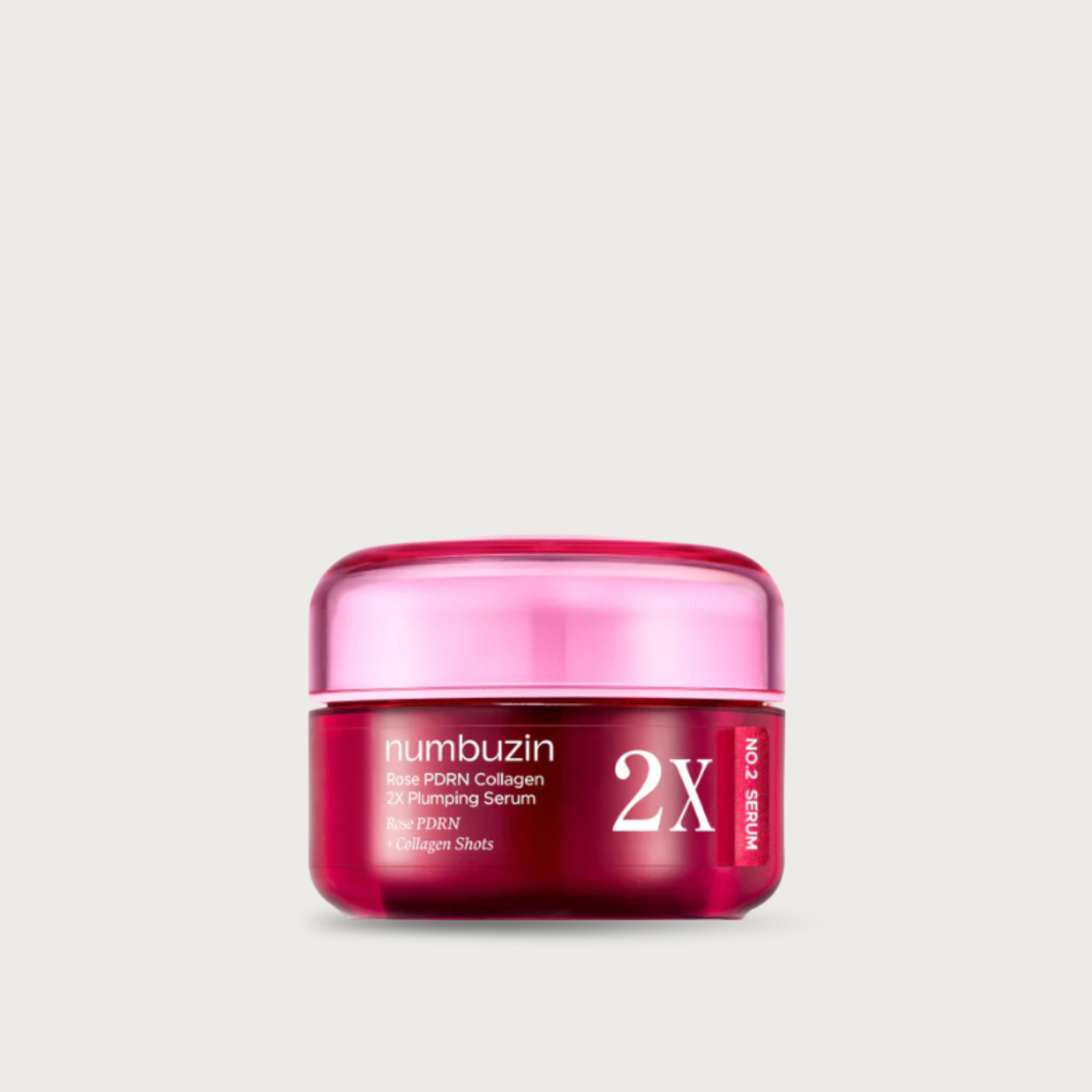 Numbuzin No.2 Rose PDRN Collagen 2X Plumping Serum – Korean PDRN jelly serum 54% Collagen Water 15 peptides Niacinamide $26