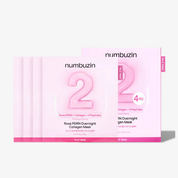 Numbuzin No.2 Rose PDRN Overnight Collagen Mask (4ea)