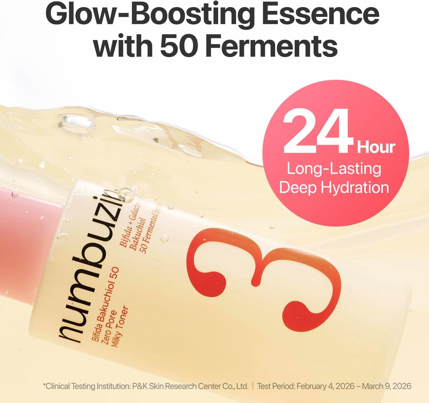 Numbuzin No.3 Bifida Bakuchiol 50 Ferments Milky Toner 200ml $22 – fragrance-free Korean pore toner Olive Kollection K-beauty