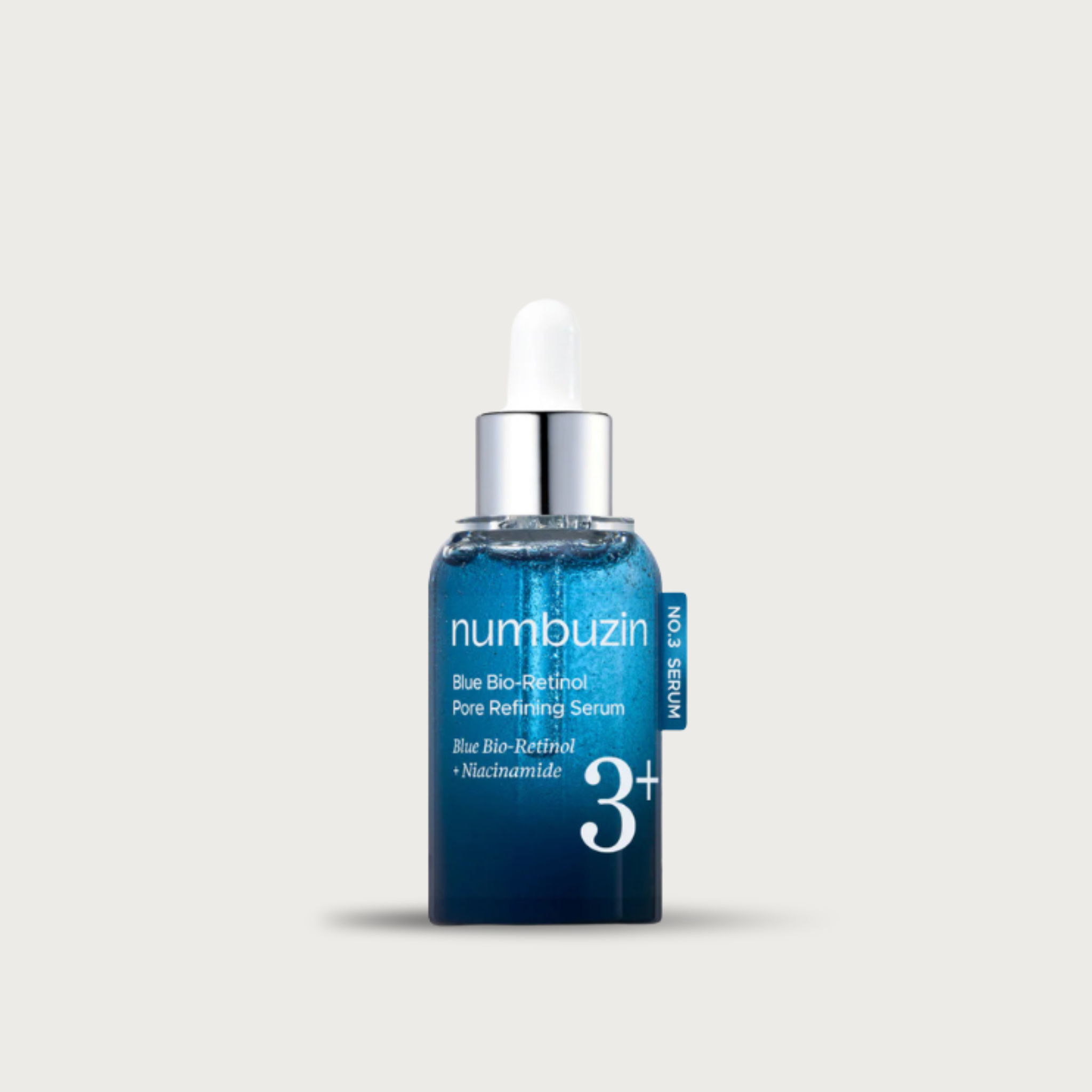 Numbuzin No.3 Blue Bio-Retinol Pore Refining Serum 50ml – Korean retinol serum 10% Niacinamide BHA exosome fragrance-free $26