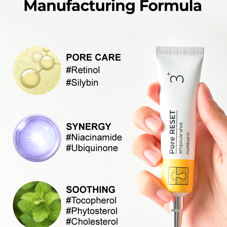 Numbuzin No.3 Pore Reset Ampoule Shot - Olive Kollection