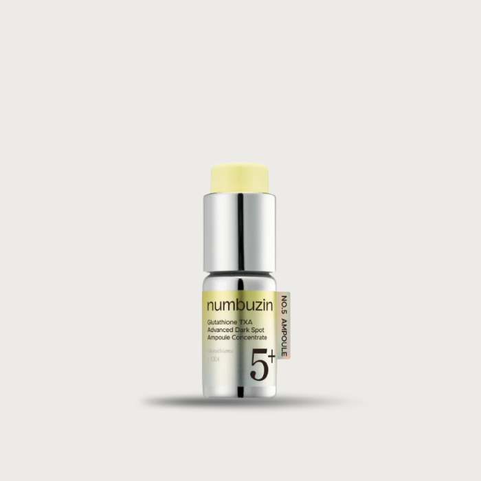 Numbuzin No.5 Glutathione TXA Advanced Dark Spot Ampoule Concentrate – Korean dark spot treatment press-mix cap glutathione powder TXA fragrance-free $22