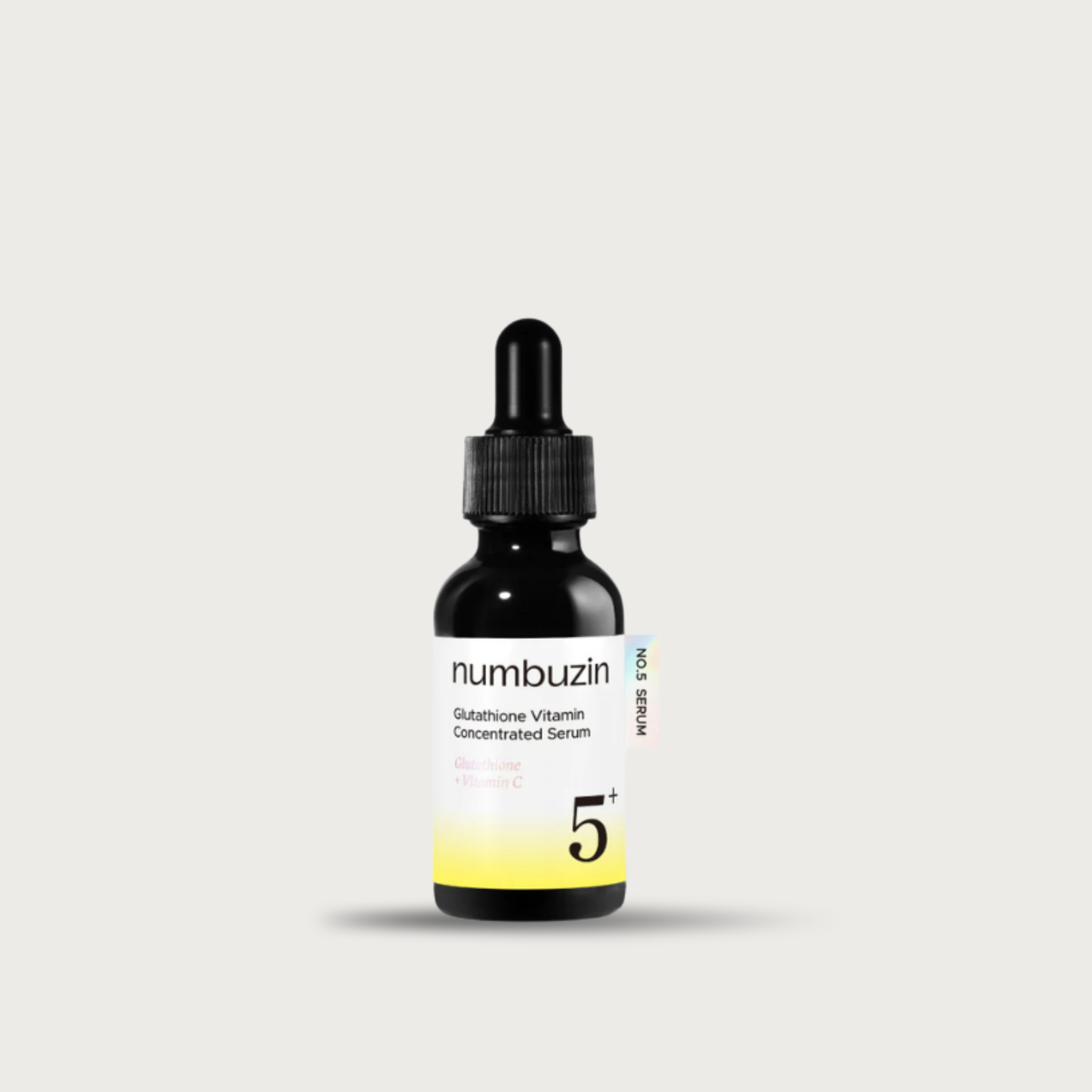 Numbuzin No.5+ Glutathione Vitamin Concentrated Serum 30ml – Korean brightening serum Niacinamide Tranexamic Acid Lingonberry $26