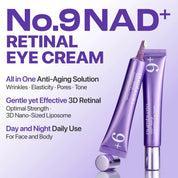 Numbuzin No.9 NAD Retinal Volumetox Eye Cream (Tube)