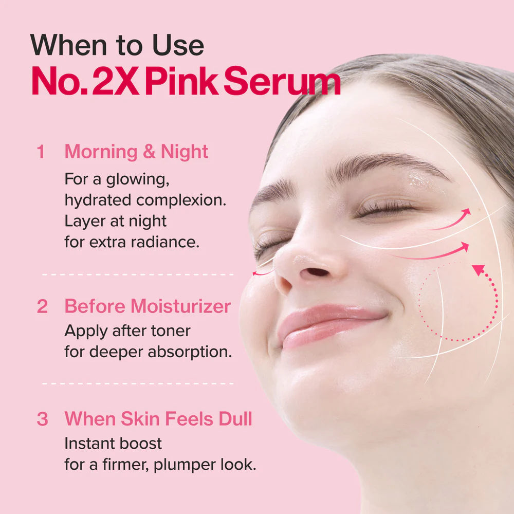 Numbuzin No.2 Rose PDRN Collagen 2X Plumping Serum