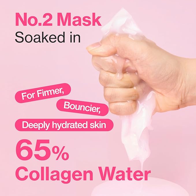 Numbuzin No. 2 Rose PDRN Collagen Plumping Sheet Mask