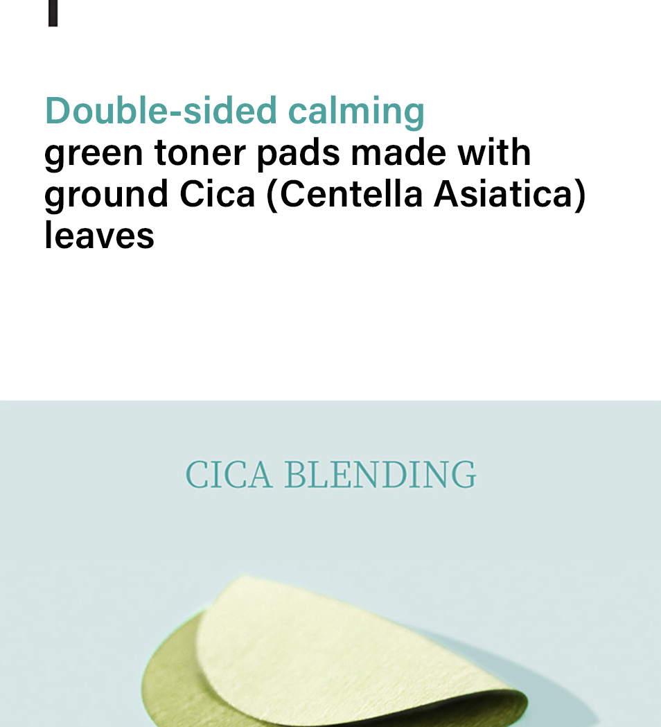 Numbuzin No.1 Centella Re-leaf Green Toner Pad - Olive Kollection