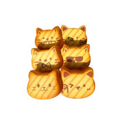 Nyang Nyang Cat Toast Squishy individually wrapped – ships assorted face expression random K-pop fan gift stocking stuffer desk decor kawaii