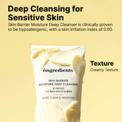 Ongredients Moisture Deep Cleanser - Olive Kollection
