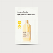 Ongredients Skin Barrier Calming Facial Mask – Korean sheet mask 5 HA 6 peptides Ceramide NP 4 TECA PHA Centella Shea Butter fragrance-free vegan $3