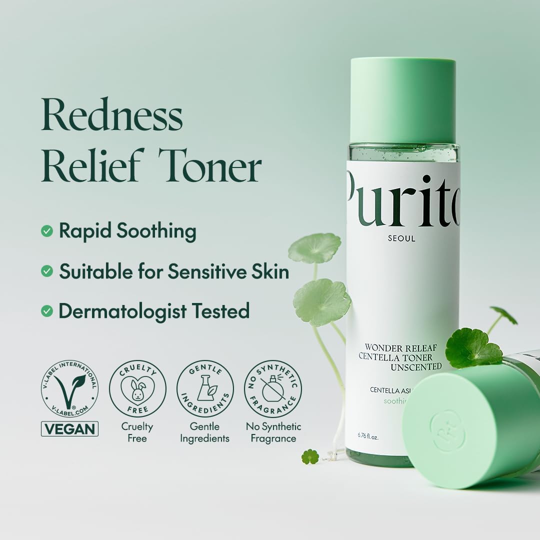 Purito Centella Toner Panthenol Sodium HA Trehalose – soothe barrier heal Pro-Vitamin B5 hydration moisture film plump serum-like lightweight
