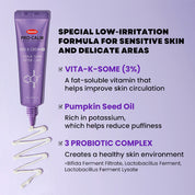 PRO-CALM Red X Cream how to use – apply pat bruised skin under-eye post-procedure 2-3 times daily dermatologist-tested