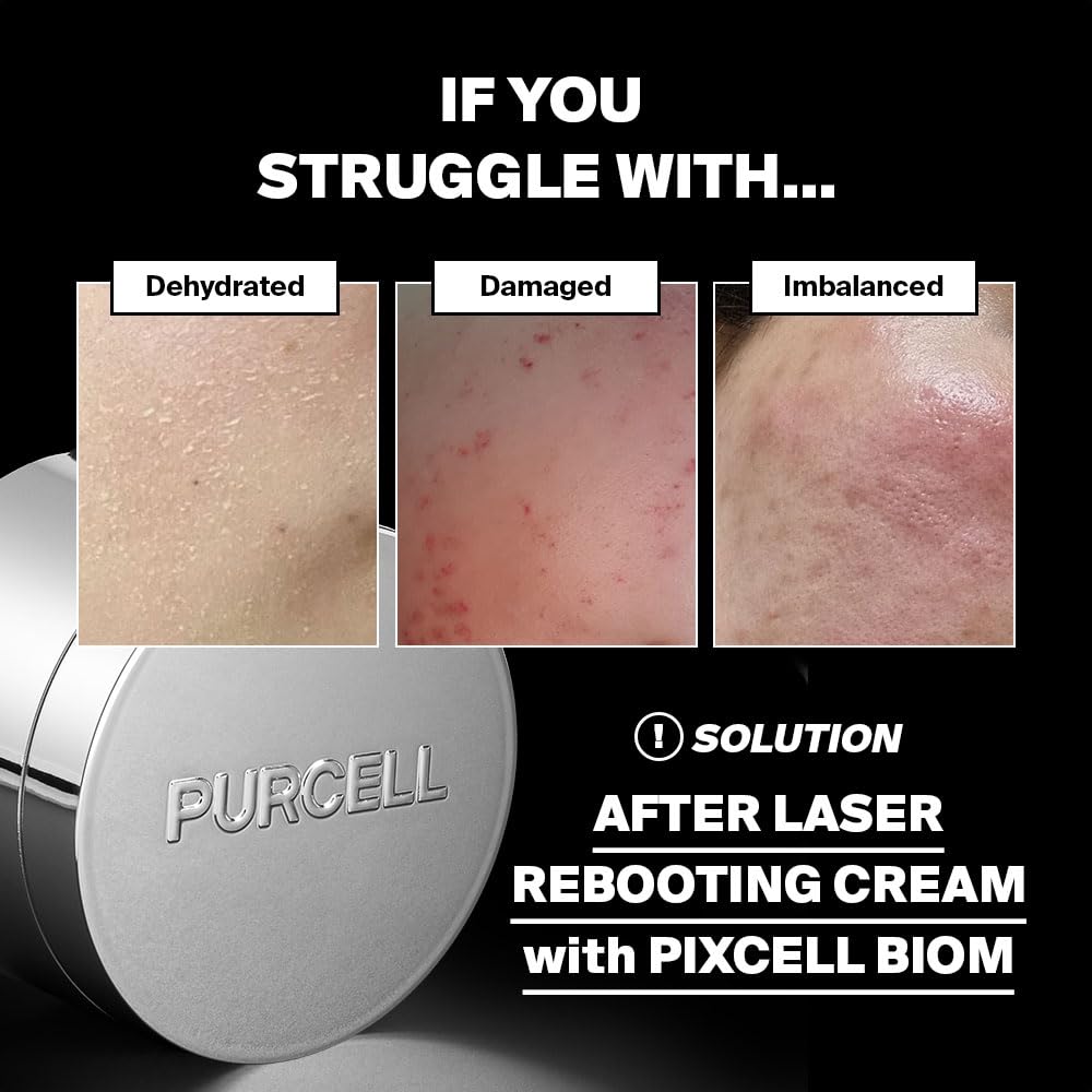 Purcell Pixcell Biom Cream texture – rich but comfortable moisturizing absorption post-laser post-peel recovery Korean skincare
