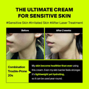 Purcell After Laser Cream barrier repair – Niacinamide Panthenol Squalane Meadowfoam Cupuaçu Butter Centella probiotic microbiome