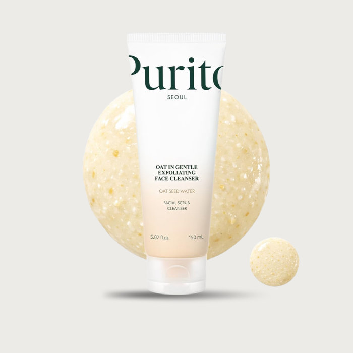Purito Oat In Gentle Exfoliating Face Cleanser 150ml – Korean 2-in-1 oat mask cleanser 92,000ppm Gunsan Oat fragrance-free PDRN 1 review $18