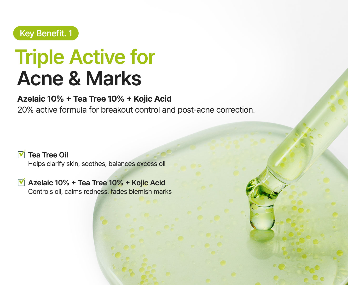 Purito Seoul Azelaic Acid 10 Kojic Tea Tree Serum