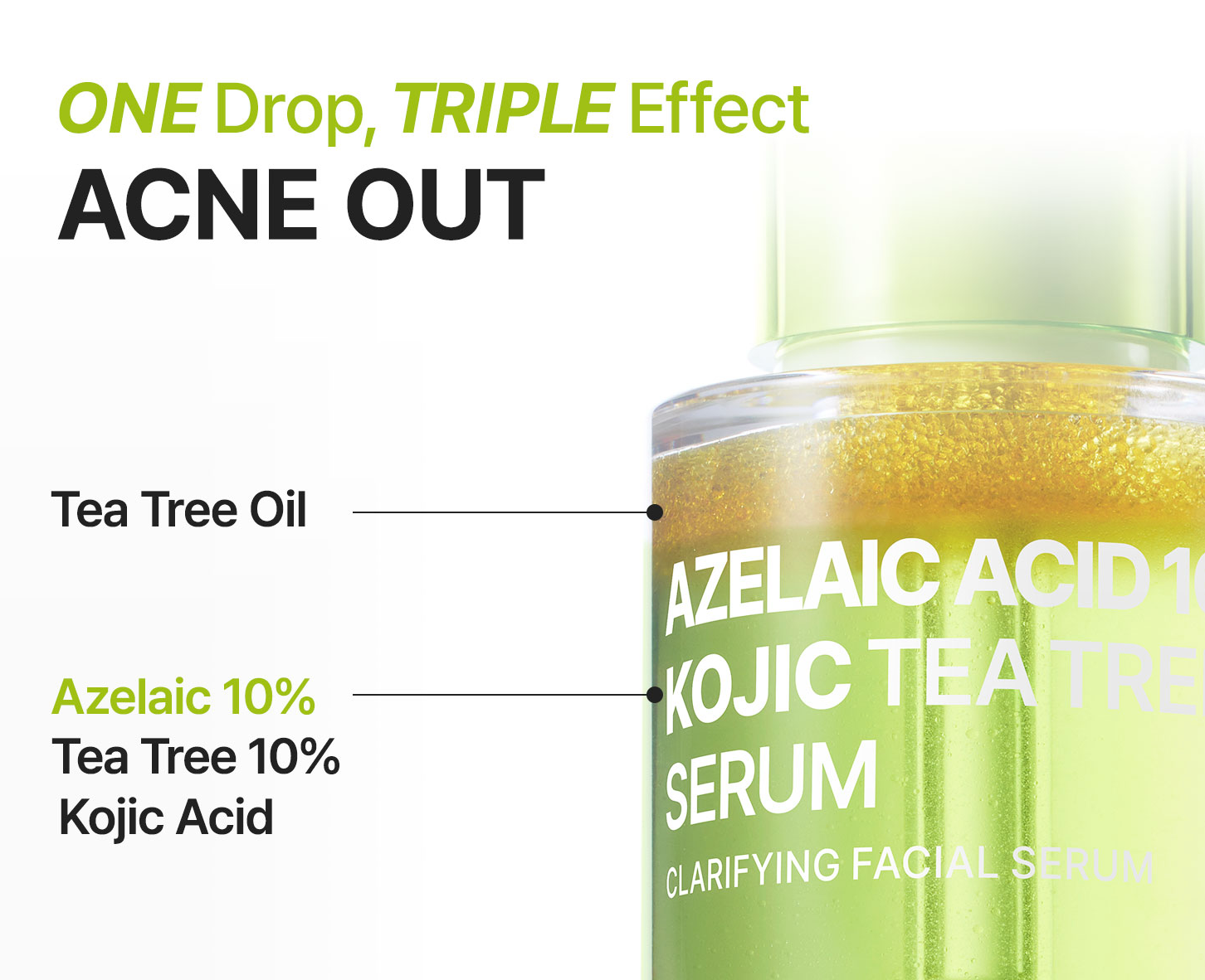 Purito Seoul Azelaic Acid 10 Kojic Tea Tree Serum