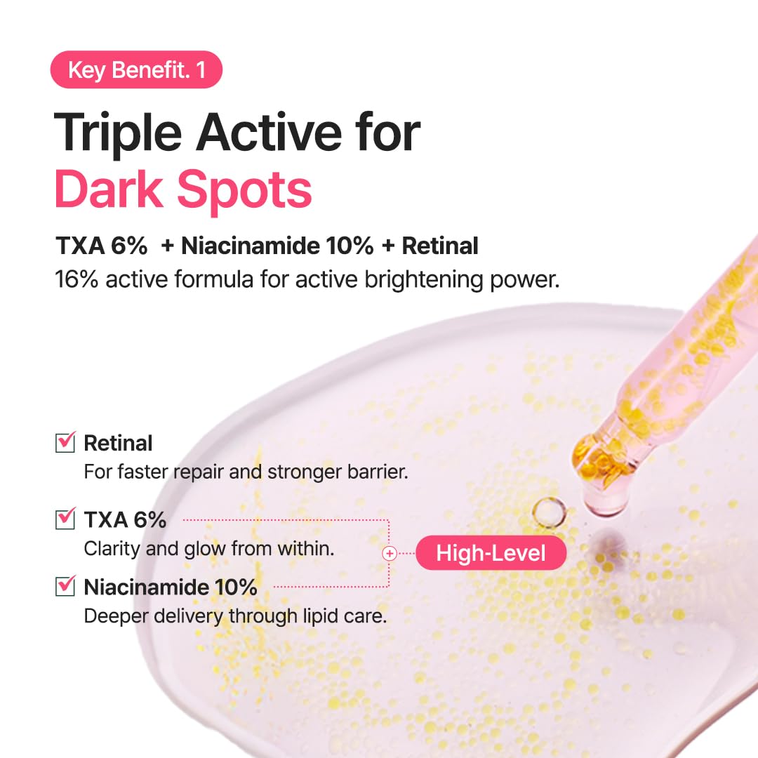 
Purito Seoul TXA 6 dark spot serum – 16% brightening tranexamic acid niacinamide hyperpigmentation uneven tone Korean