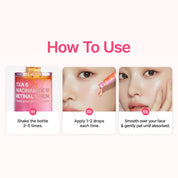 Purito TXA Niacinamide Retinal how to use – shake 3-5 times disperse capsules apply PM SPF morning Korean serum