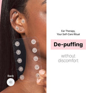 Returnity Ear Acupressure dual stimulation – neodymium magnet V-PIN lymphatic drainage puffiness facial contouring