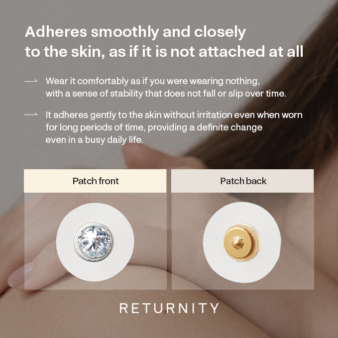 Returnity Ear Therapy Patches 30pcs – 3MIX Crystal Silver Pearl $32 K-pop Korean wellness free US shipping