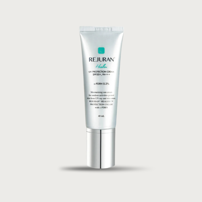 Rejuran Healer UV Protection Cream 40ml – Korean PDRN sunscreen cream Hydrolyzed DNA Pomegranate Jojoba Shea moisturizing no white cast $25