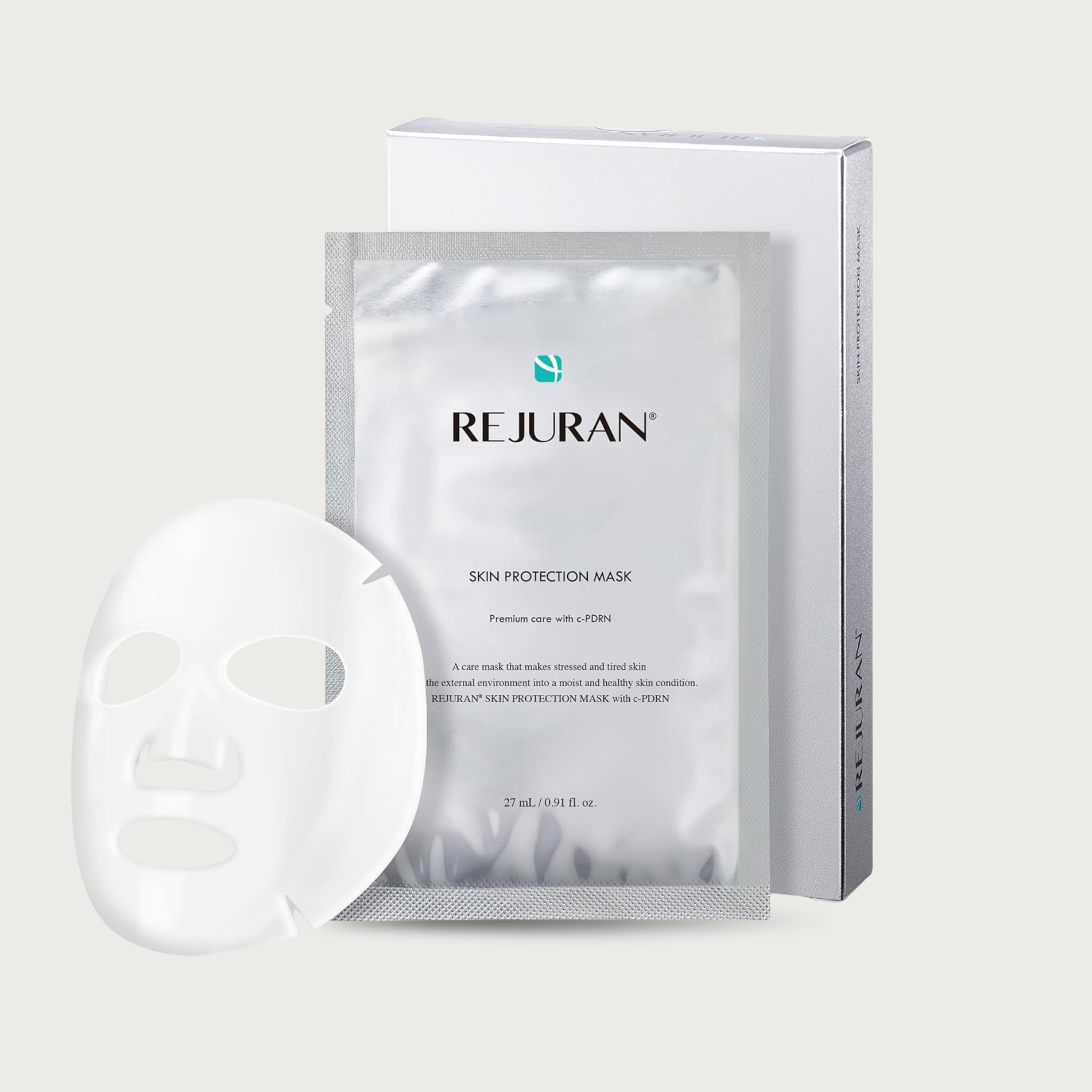 Rejuran Skin Protection Mask Sheet box of 5 – Korean PDRN sheet mask c-PDRN barrier repair recovery sensitive skin